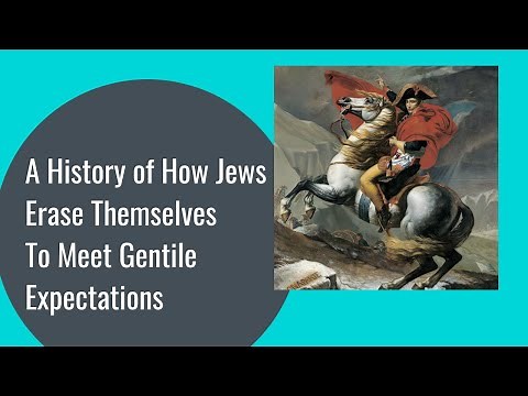 A History of How Jews Erase Themselves To Meet Gentile Expectations