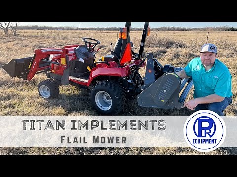 Massey GC1723 and Titan Flail Mowers