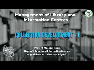 Collection Development - I