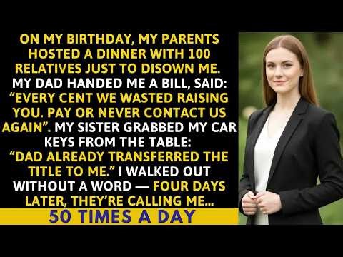 On My Birthday, My Parents Organized A Family Dinner With 100 Relatives Just To Publicly Disown