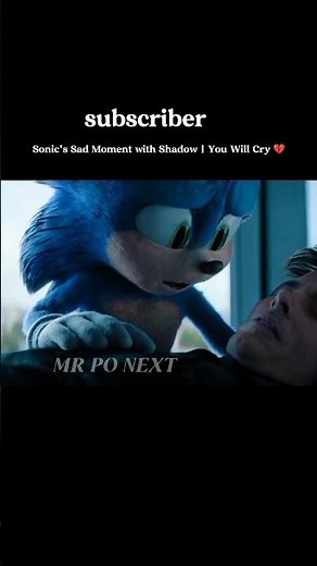 Sonic's Saddest moment 💔💔😔😔 You Will Cry!#SonicMovie3 #Shadow #SonicVSShadow #Edit #EmotionalMoments