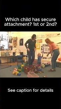 Developmental Psychology • Secure vs Insecure Attachment