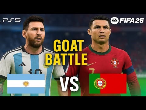 Portugal 2–1 Argentina ⚡ Ronaldo & Leão Seal the Win | FIFA 25 PS5 Gameplay #cristianoronaldo #messi