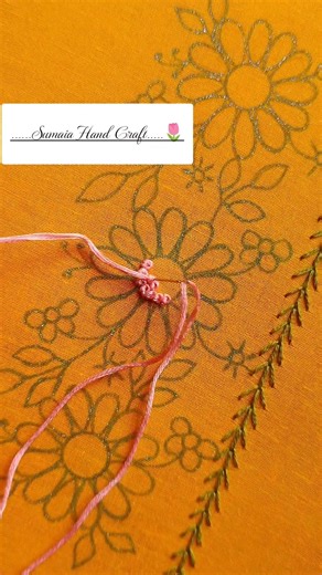 Flower's knot......💖🌷🪡