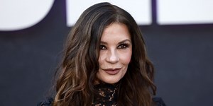 Catherine Zeta-Jones's Semi-Sheer Lace Micro LBD Is a Sexy Gothic Dream