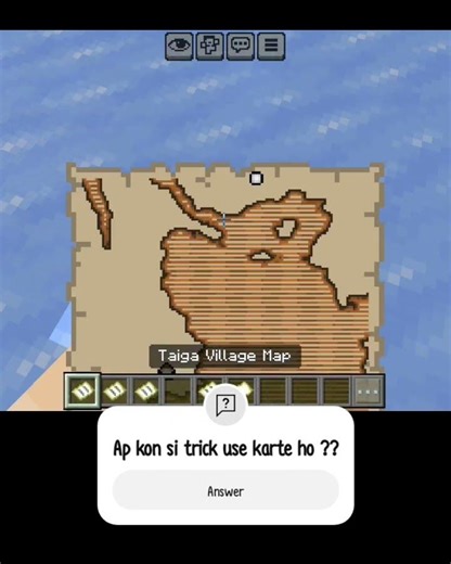 How to use map in pocket edition