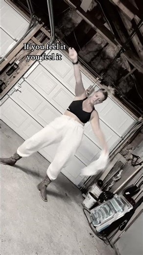 Dancing in the garage. #goodvibes