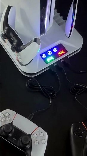 PS5 / PS5 Slim / PS5 Pro Cooling Station with Controller Charging Dock
