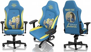 noblechairs anuncia su silla gaming HERO Gaming Chair - Fallout Vault-Tec Edition