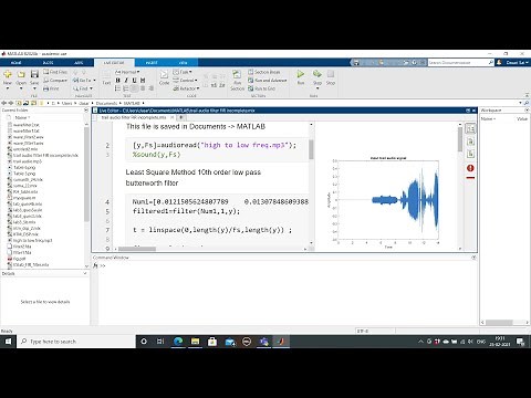 How to give recorded audio input to MATLAB?