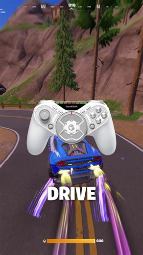 This Controller Just Changed Driving In Fortnite 😂 @GameSir Official US #GameSir #TurboDrive #SwiftDrive