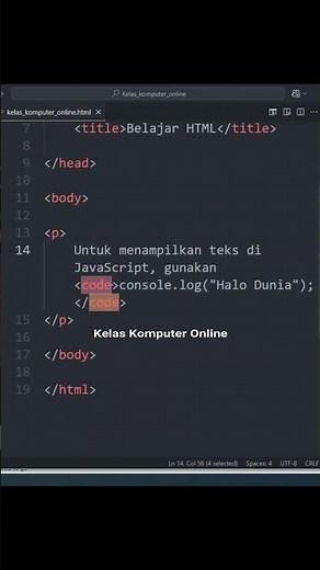 What Are Code Tags in HTML? Here's Their Function! #basichtml #learnhtml