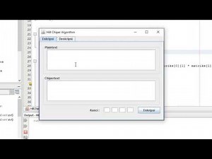 Encryption and Description Text Using Hill Cipher Algorithm with Java