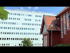 Stockholms Universitet: stroll across campus at Stockholm University