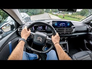 2021 Citroen E-C4 TOP SPEED, 0-100 [136HP] | POV Test Drive #909 Joe Black