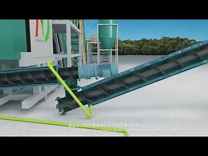 How does the Continuous Biomass Carbonization Plant Convert Biomass into Biochar?