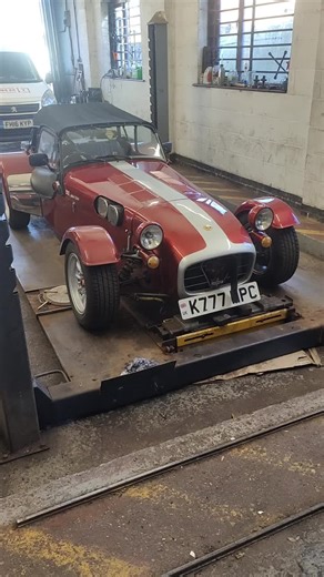 Caterham/ Lotus on the ramp for bit of work