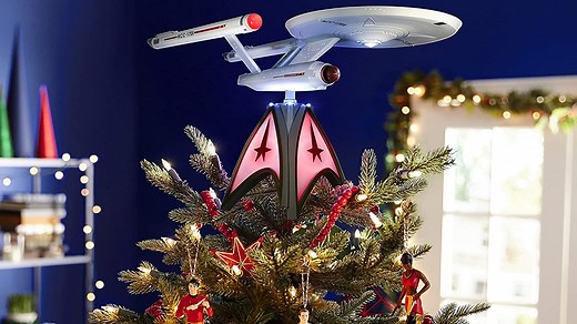 This Light-Up STAR TREK Tree Topper Is Truly Far Out