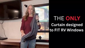 RV Window Curtains for Inside Camper - Blackout Privacy Curtains for RV, Trailer, Van - Thermal Insulated, Easy Install - Perfect for Camper Windows Interior Cover