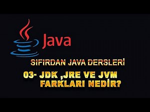 03- JDK , JRE ve JVM Farkları