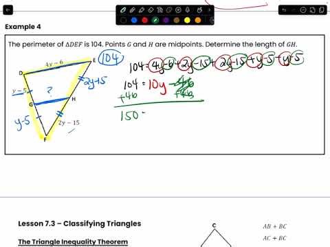 7.2.5 Triangle Midsegment Theorem with Spanish and Portuguese Subtitles