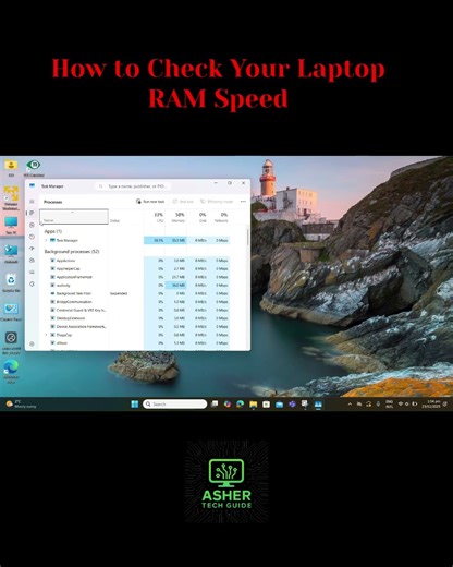 How to Check Laptop RAM Speed #computertricks #ittips #laptopbattery