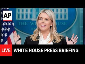 LIVE: White House press briefing as US and Israel’s war with Iran continues