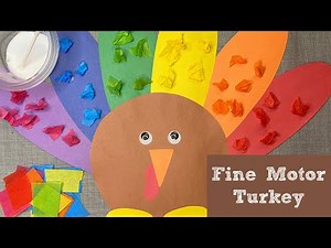 Easy Fine Motor Turkey Activities