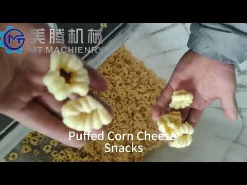 How to make puffed corn snack food?