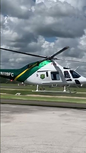 AW 119 landing (Florida Forest Service) #helicopter #aviation #pilot #pilotlife #aviationdaily