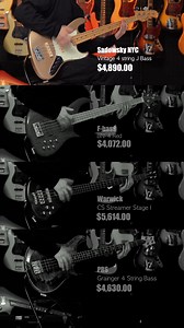 High-end 4-string bass lineup 【used】Sadowsky NYC / Vintage 4 string J Bass Vintage Shoreline Gold $4,890.00 【used】F-bass / BN-4 Red 2024 $4,072.00 【new】Warwick / CS Streamer Stage I 4st Nirvana Black Transparent Satin $5,614.00 【new】PRS(Paul Reed Smith) / Grainger 4 String Bass CH $4,630.00 ✈️International shipping available – for free! 🛍️Shopping URL is in our bio. 🫱@geek_in_box You can contact us via DM or email. email info@bassick.jp #geekinbox #gibbasstagram #bass #bassguitar #bassplayer #
