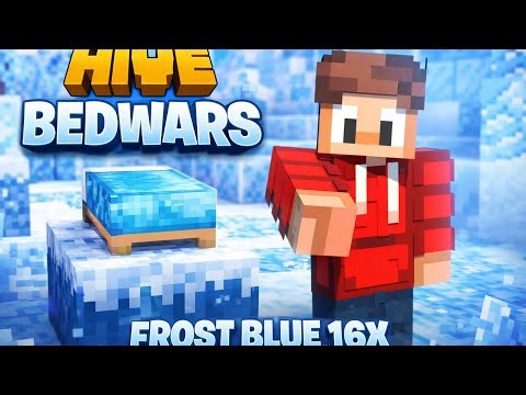 Hive Bedwars With Frost Blue 16x Texture pack 👍 | Toxic Miner