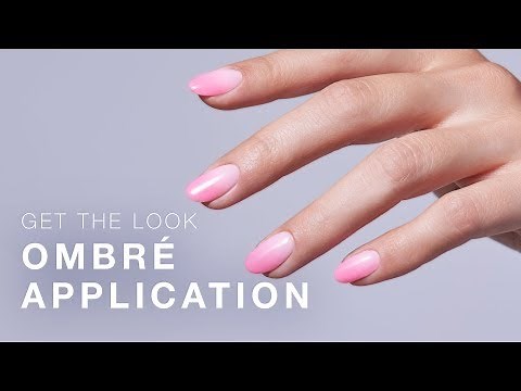 Ombre Nails Application | OPI Powder Perfection