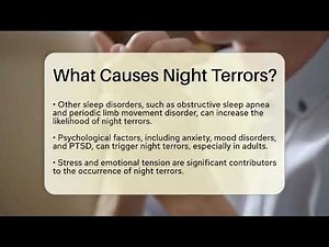 What Causes Night Terrors? - Psychological Clarity