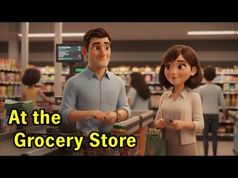 Grocery Store Vocabulary — Slow and Easy English for Beginners (A1–A2)