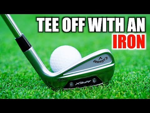 HOW TO TEE OFF IN GOLF - Iron Golf Swing Tips
