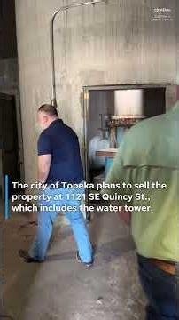 The iconic downtown Topeka water tower is for sale. What we saw inside
