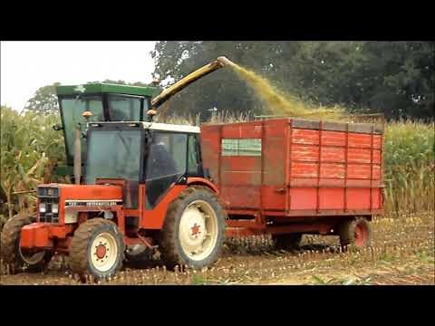 Ensilage de maïs à l'ancienne, octobre 2020, St Sauveur le vicomte, 1ère partie ;