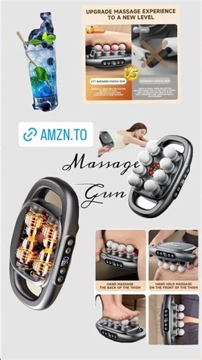 8 Heads Deep Tissue Massage Gun,Electric Massager