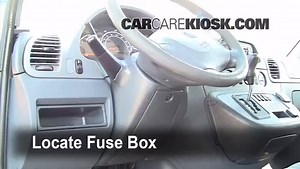 Interior Fuse Check: 2005 Freightliner Sprinter 2500 2.7L 5 Cyl. Turbo Diesel Standard Cargo Van (3 Door)