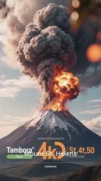 Largest volcanic eruption | Largest volcanoes on Earth | Largest volcanic explosions