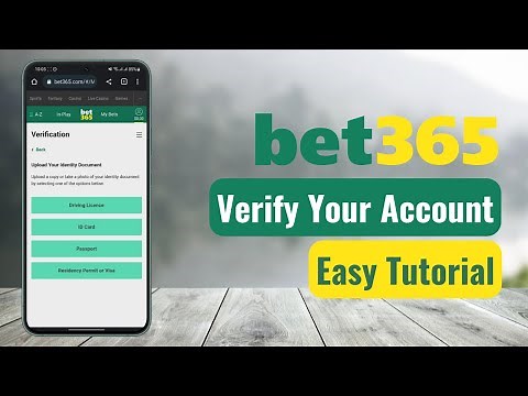 How to Verify bet365 Account !