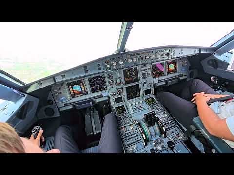 A320 takeoff and climb