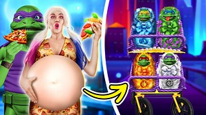 247K views · 2.6K reactions | Ninja Turtles drive me crazy!! 勞 Ninja turtles pregnancy crafts and hack with Harley Quinn by Zoom Zoom | Zoom Zoom | Facebook
