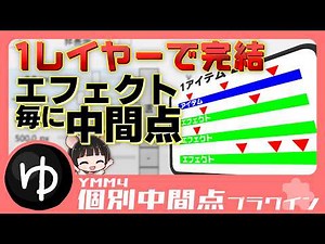 【中間点超強化！】YMM4個別中間点プラグイン紹介動画【YMM4】【YMM4Plugin】