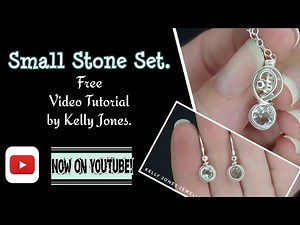 Wire Wrap Pendant and Earrings Set Tutorial.