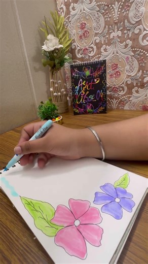 Front page idea-Sanskrit🌺#coverpage #frontpage #brushpen #calligraphy #diy #trendingshorts