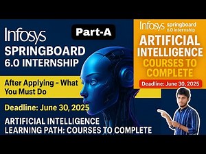 Infosys Springboard 6.0 Internship | Artificial Intelligence Path | All 19 Courses Complete(Part-A)