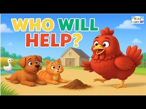 🎵Little Red Hen Musical Story | Animated and Moral Learning Story for Kids