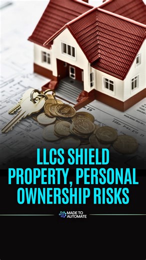 Made To Automate | Most people purchase property in their own name, but the wealthy rarely do because personal ownership exposes them to lawsuits, creditors,... | Instagram